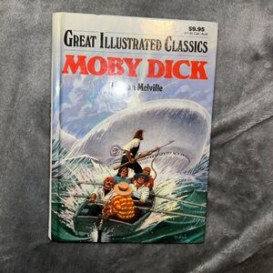 Moby Dick By Herman Melville, Great Illustrated Classics, Hardcover, 1990